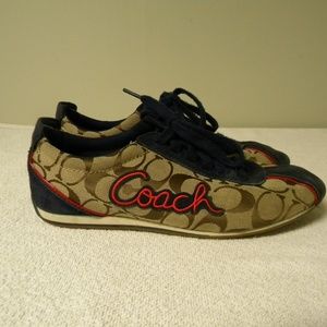 Authentic Coach Devin Signature Canvas Sneakers
